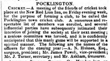 Pocklington Cricket Club